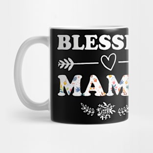 Womens Blessed Mama Mother Mug